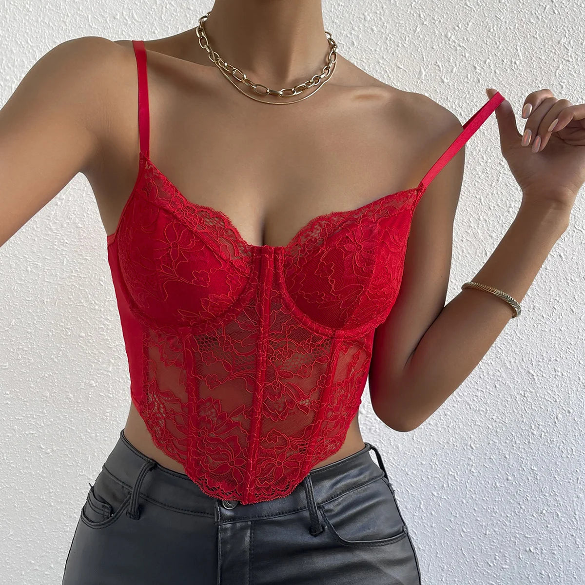 Yael | Women's Stylish Lace Corset Top