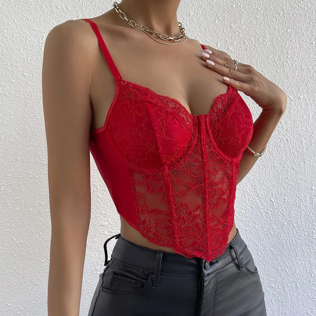 Yael | Women's Stylish Lace Corset Top