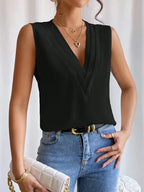 Zaria - Women's Elegant V-Neck Blouse