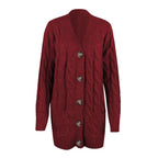 Zoey - Women's Cozy Cable Knit Cardigan